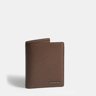  Ví da nam Leonardo  Mini Mercury dáng đứng da Taiga hạt mịn bền đẹp dùng hằng ngày quà tặng cao cấp 