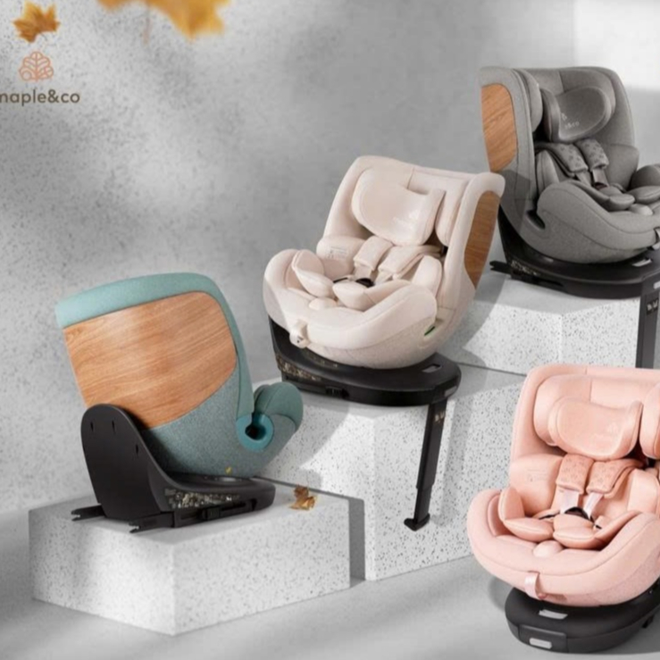 Ghế ngồi ô tô cho bé từ 0-7 tuổi Maple&co Nautilus Classic xoay 360 độ