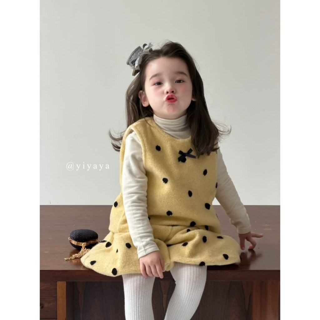 𝒀𝑰𝒀𝑨𝒀𝑨 𝑲𝑰𝑫𝑺 (3557)-Set nơ chấm bi