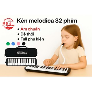  Kèn Melodica 32 Phím – Âm Chuẩn – Dễ Thổi – Full Phụ Kiện – Túi + Ống Thổi Ngắn Dài – Cho Bé 