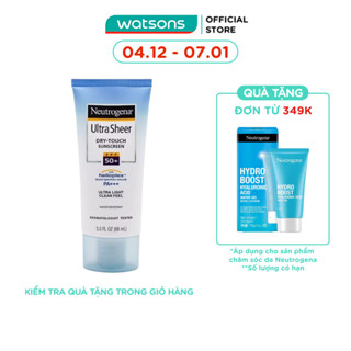  Kem Chống Nắng Neutrogena Ultra Sheer Dry Touch Khô Thoáng SPF 50 PA+++ 88ml 
