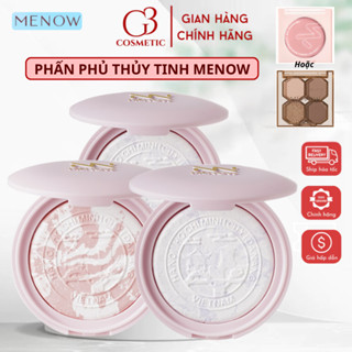  Phấn phủ thuỷ tinh MENOW Việt sắc tinh hoa mỏng nhẹ tự nhiên kiềm dầu 7gr 