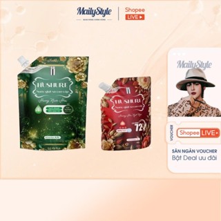  T679_COMBO Nước giặt xả cao cấp hương nước hoa HUSHURE  V170  Túi 4,2L + 1 V05 Nước giặt xả cao cấp HUSHURE đỏ 1 lít 