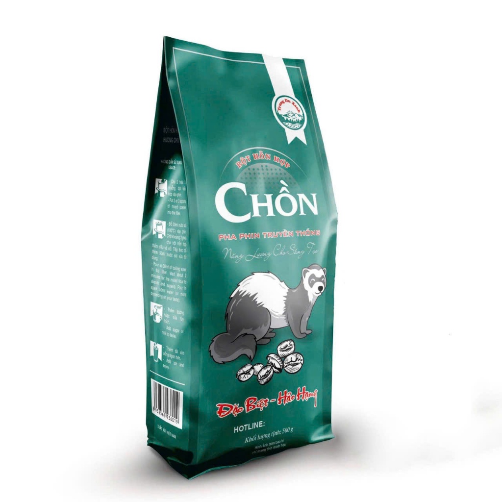 [ 500g ] Cà phê CHỒN truyền thống gu mix Trộn [ mua 5kg cafe tặng 1 gói 500g ]