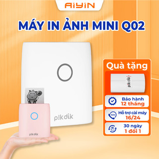 Máy in nhiệt mini bluetooth cầm tay Aiyin Q2 in mã vạch tem ảnh ghi chú bỏ túi nhỏ gọn 