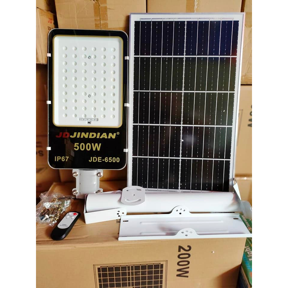 Đèn LED năng lượng mặt trời 500W - JINDIAN - Chiếu sáng ngoài đường - JDE6500