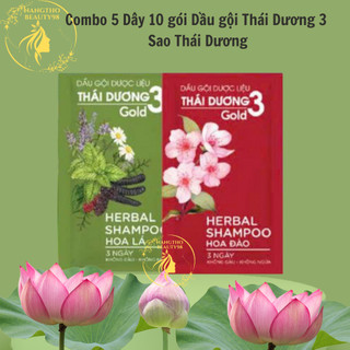 COMBO 5 Dây Dầu Gội Thái Dương 3 (50 gói) mẫu mới