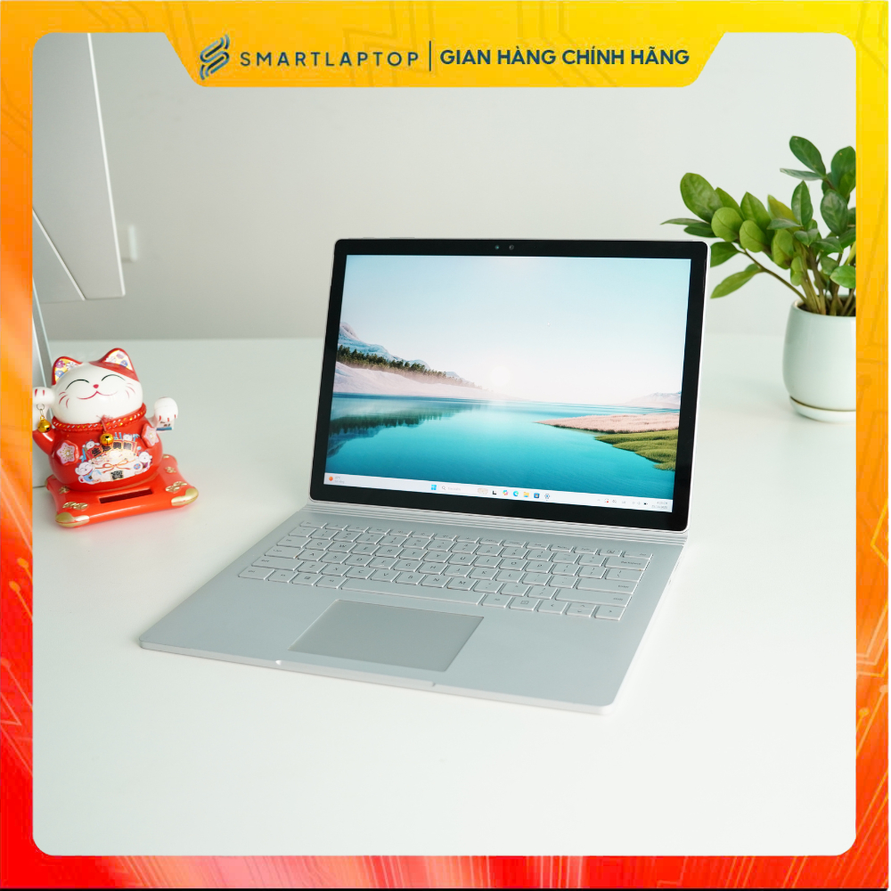  Máy tính Surface Book 2 intel core i7 Ram 16gb SSD 512GB GTX 1050 PixelSense 13.5" Likenew. 
