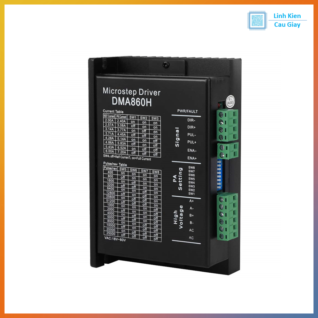Driver điều khiển động cơ bước DM860H (DM không phải DMA)