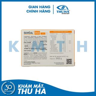 VIÊN BỔ MẮT SUVEAL DUO [Pháp]