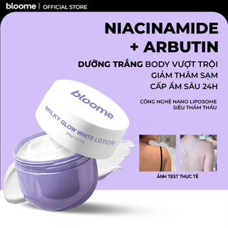  Sữa Dưỡng Thể Dưỡng Trắng Da BLOOME 200g Dạng Sữa Giúp Cấp Ẩm Sâu Làm Mờ Thâm Dành Cho Nữ 