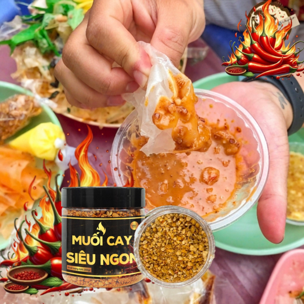 Muối cay siêu ngon - Xưởng Muối ngon nhất Tây Ninh [Chính Hãng 100%]