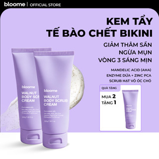  Kem Tẩy Tế Bào Body Vòng 3 Bloome Giúp Làm Sạch Sâu Ngừa Thâm Sạm Giảm Mụn Trắng Da 200g 