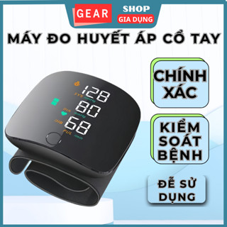 Máy đo huyết áp cổ tay màn hình LED GEARSHOP thông báo kết quả bằng giọng nói bằng tiếng việt sử dụng đơn giản chính xác