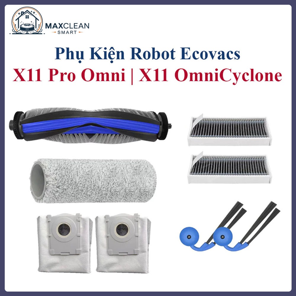 Phụ kiện Robot hút bụi Ecovacs X11 Pro Omni Deebot X11 OmniCyclone_ Phụ kiện thay thế
