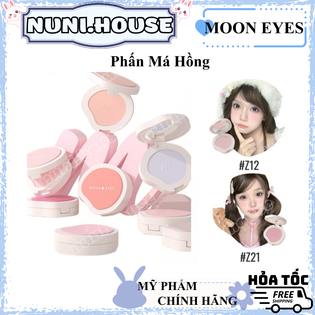 [MOON EYES] Phấn Má Hồng MOON EYES 8AM BLUSHER Moon Eyes Color 21 màu 3.5gr