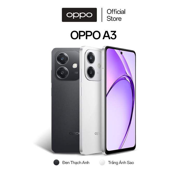 Điện Thoại OPPO A3 8GB/256GB | Siêu bền | SUPERVOOC | Kháng nước và bụi - Hàng chính hãng | BigBuy360 - bigbuy360.vn