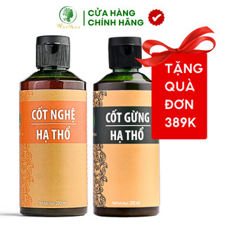  Combo Dưỡng Trắng Body Và Săn Chắc Eo Sau Sinh WonMom   1 Cốt Nghệ + 1 Cốt Gừng Hạ Thổ   