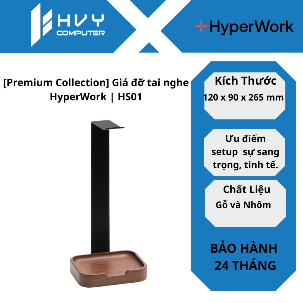 [Premium Collection] Giá đỡ tai nghe HyperWork | HS01