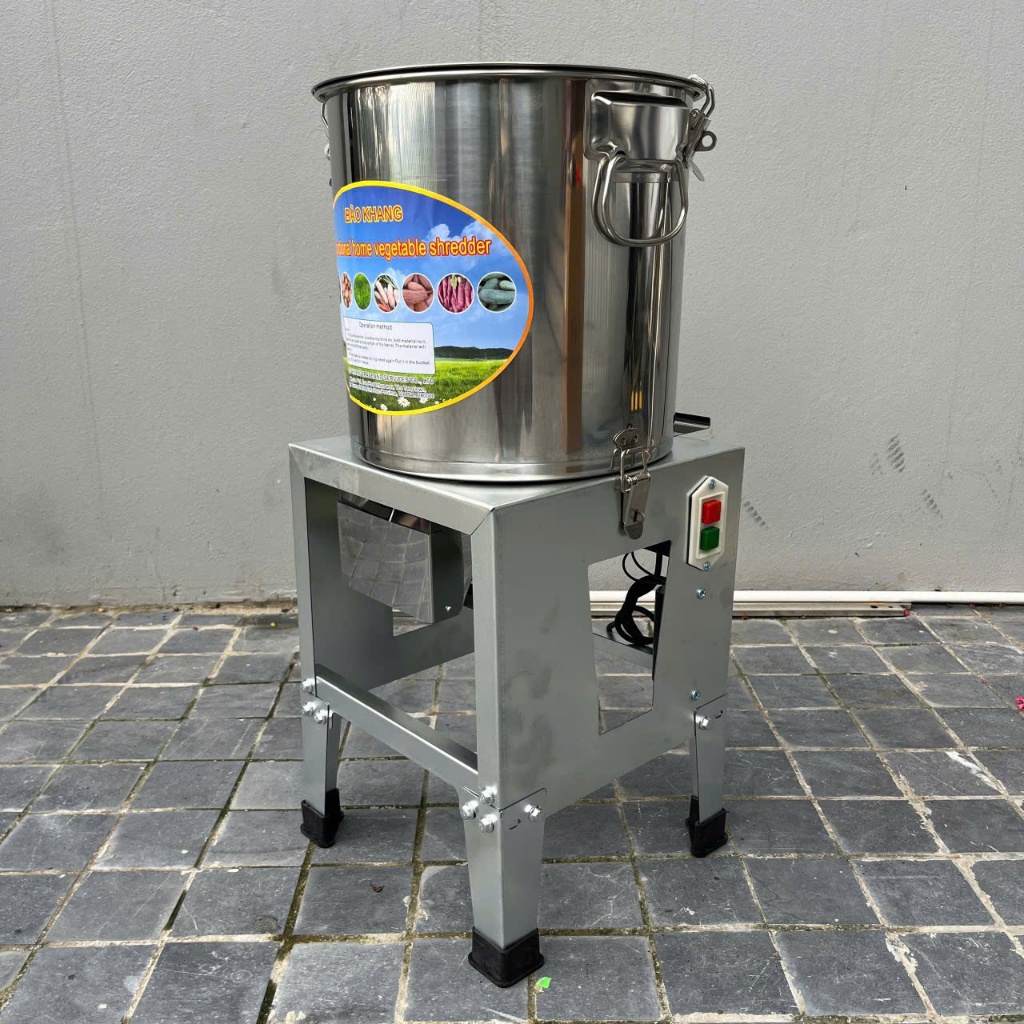 ( Loại 1 ) Máy Xay Thức ăn Chăn Nuôi INOX 850W Bảo Khang Chính Hãng,Cao 70cm, 4 chân cao su chống rung