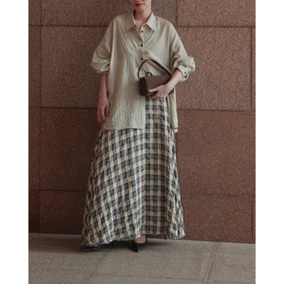 Áo sơ mi nữ phom rộng KHÂU BY CQ Oversized