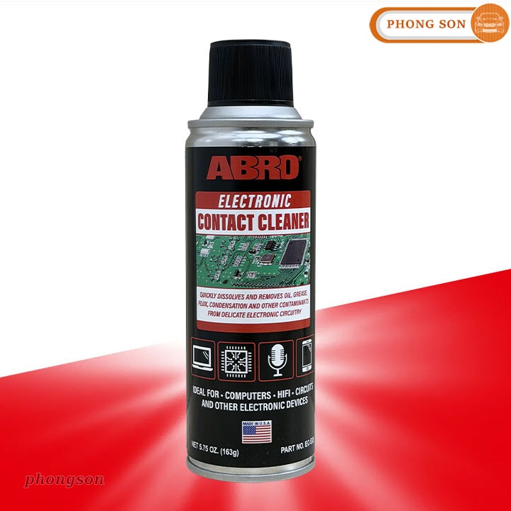 Vệ sinh mạch điện Abro Electronic Contact Cleaner 163g