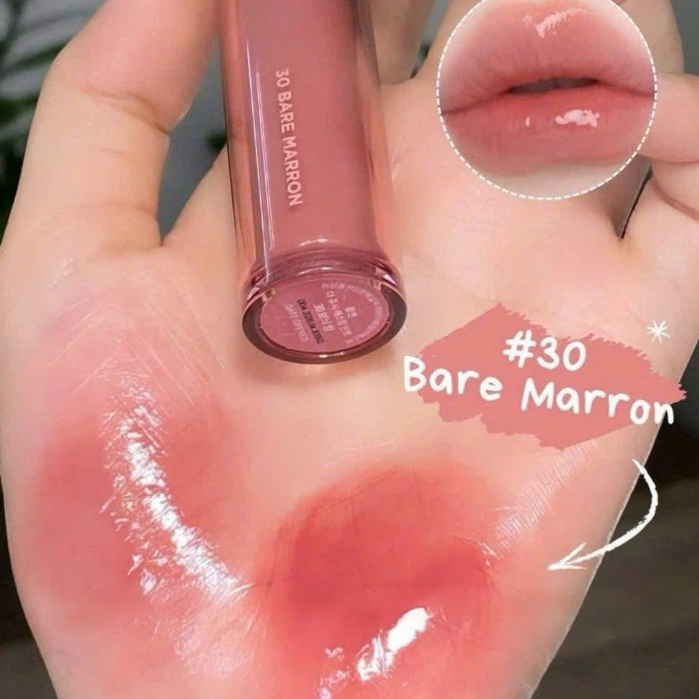 Son Tint Bóng Rom&nd The Juicy MỚI Màu 30 BARE MARRON
