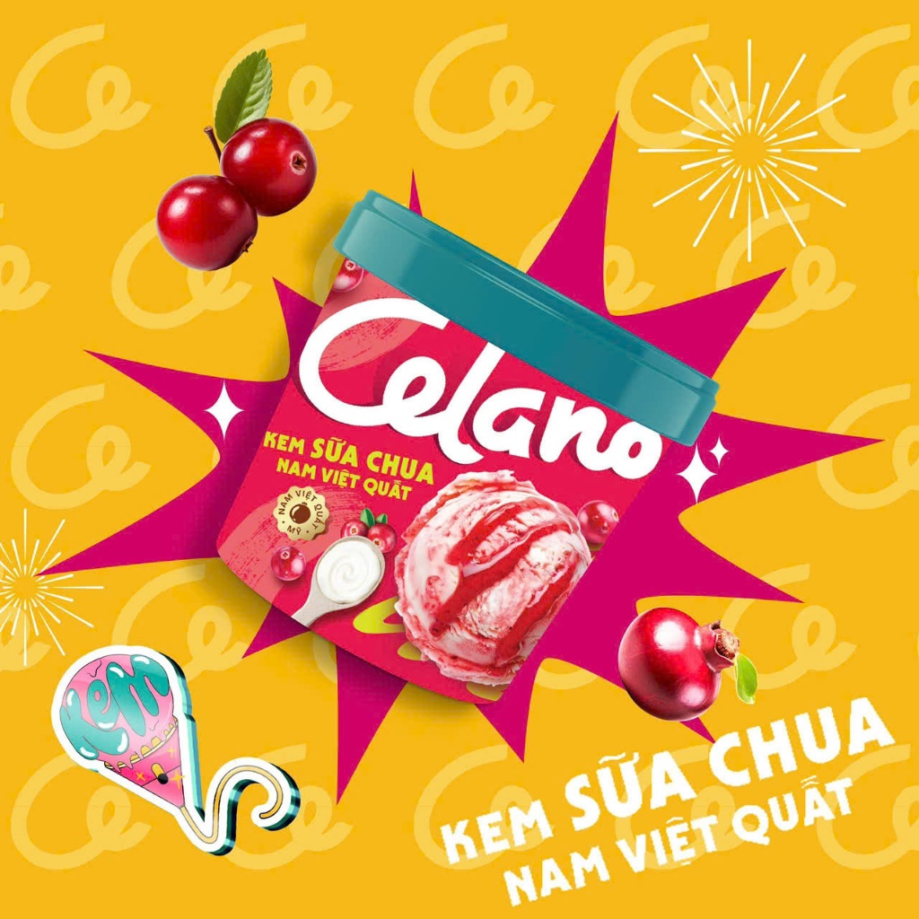 Kem ly Celano sữa chua nam việt quất (125ML)