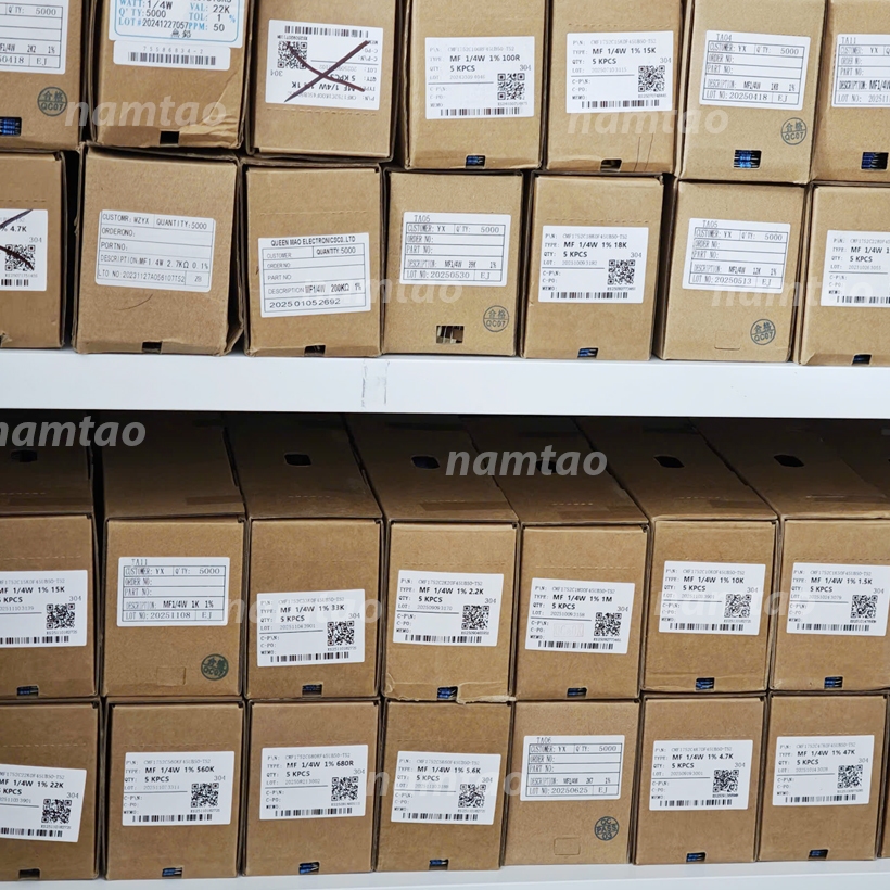 Điện trở MF 1/4w 5K6 5.6K chân đồng sai số 1%