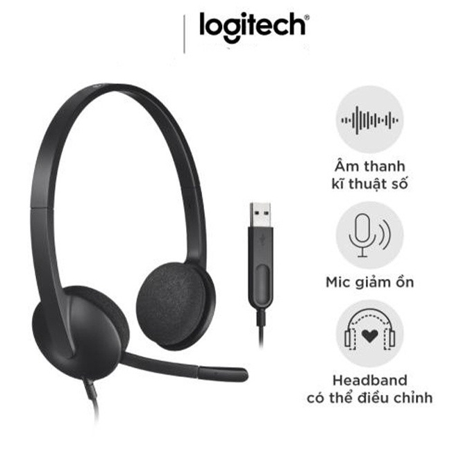 🎧 Review Tai Nghe Logitech H340 – Tai Nghe USB Văn Phòng Bán Chạy Nhất, Chuẩn Âm Thanh Kỹ Thuật Số