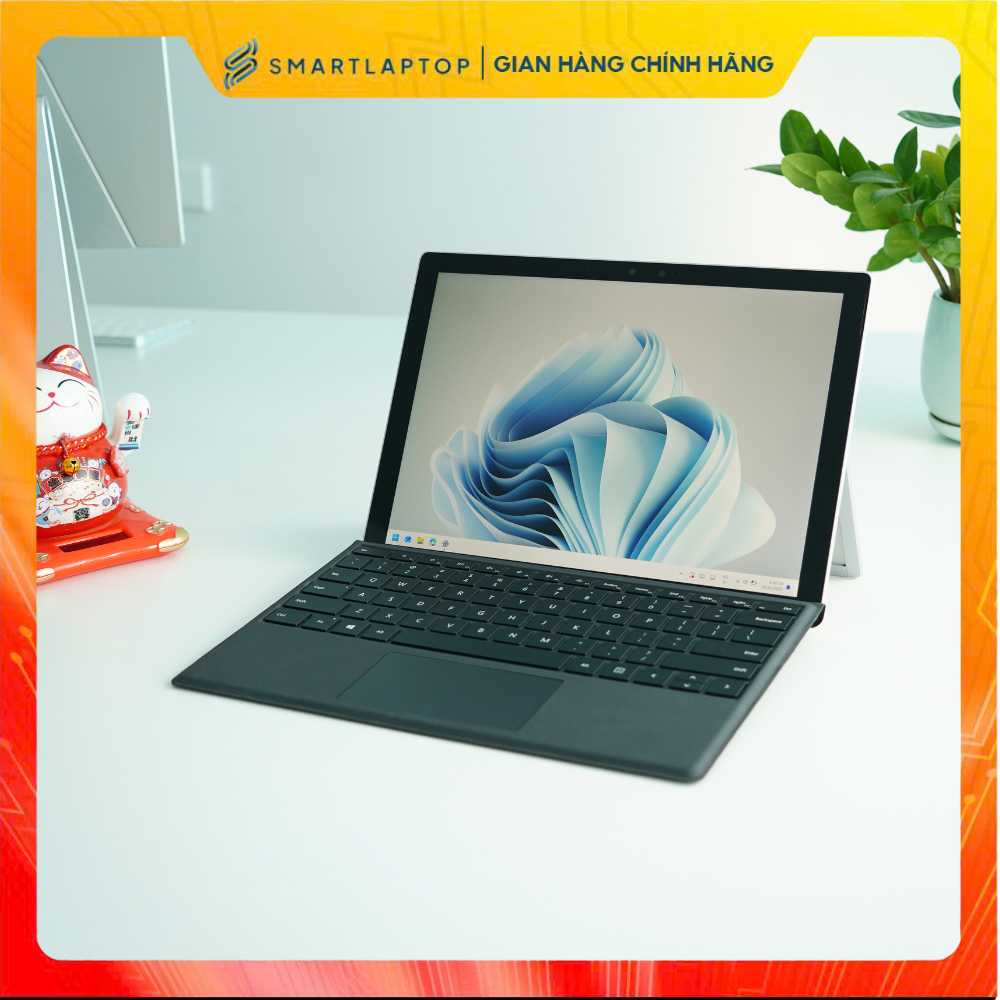 Surface Pro 7 Plus | Intel core I7, Ram 8GB, SSD 256GB - Khe SSD rời - Siêu nhẹ 770g - LTE màn hình 3K touch
