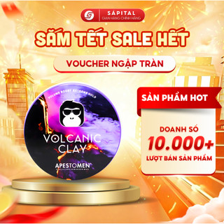   CHÍNH HÃNG  Sáp vuốt tóc Volcanic Clay - Sáp khô giữ nếp tới 16h Không bóng bết Phù hợp tóc dày 