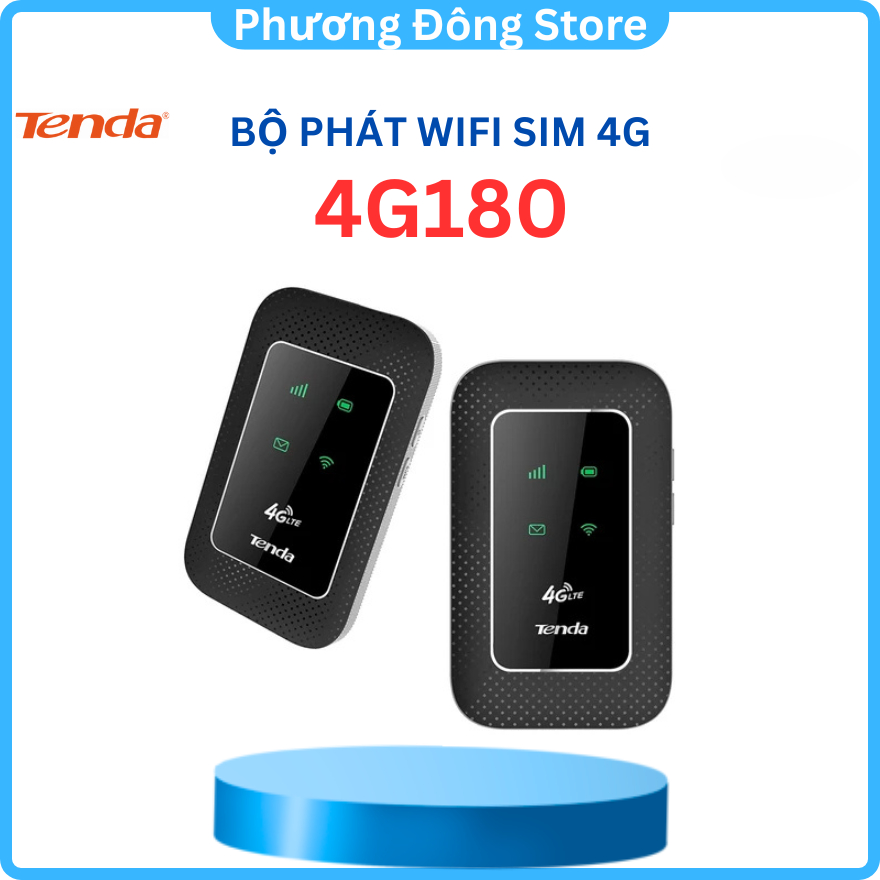 Bộ Phát Wifi Di Động 4G LTE 150Mbps Tenda 4G180