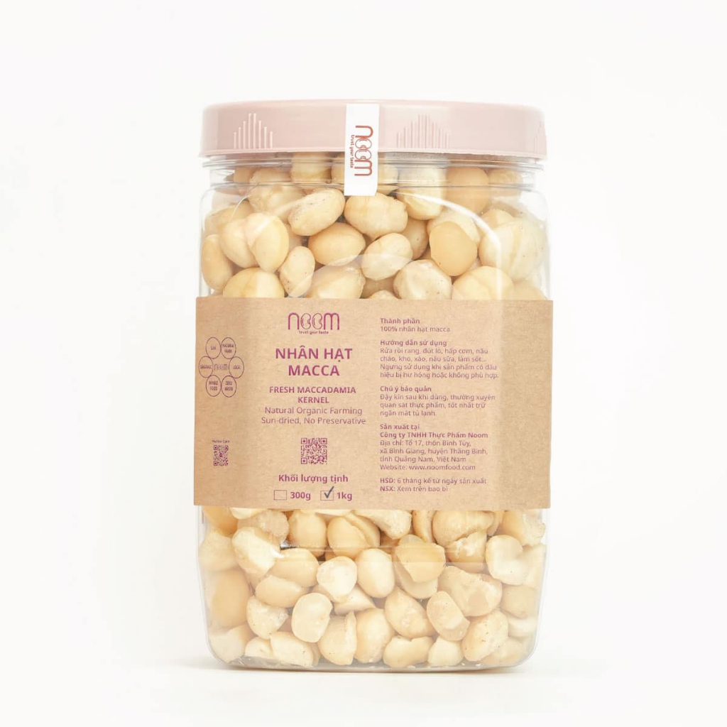 Nhân hạt macca tươi 1kg