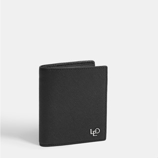 Ví da nam Leonardo Ví ACE dáng đứng da Saffiano sang trọng bền đẹp chống xước dùng hằng ngày quà tặng