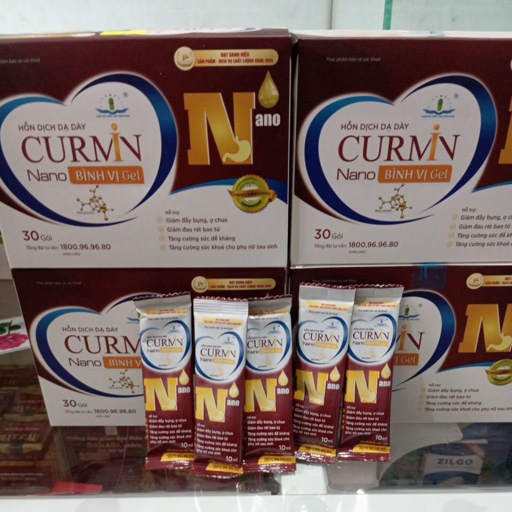 CURMIN NANO Bình vị Gel mùi thơm dễ uống