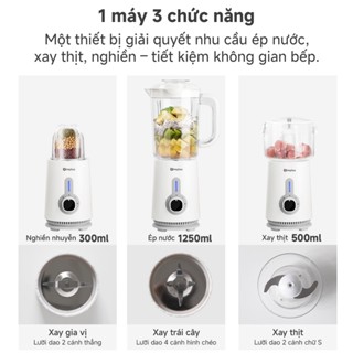[VHL x Simplus]  Máy Xay Sinh Tố Đa Chức Năng Dung Tích 1.25L
