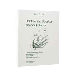   KOL x BIBALA  Hộp 8 miếng Mặt nạ dưỡng sáng làm dịu và dưỡng ẩm BRIGHTENING BOOSTER AMPOULE MASK BIBALA 25G 