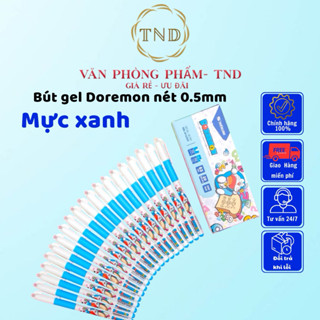  Hộp 20 bút gel Thiên Long GEL - 012 doraemon  - mực màu tím xanh bút gel tím cho học sinh tiểu học 