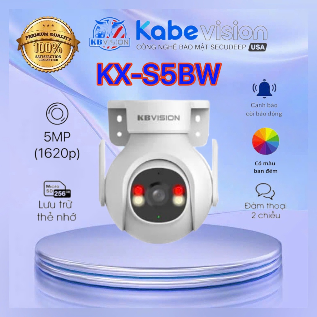 Camera wifi quay quét 5MP KBVISION KX-S5BW