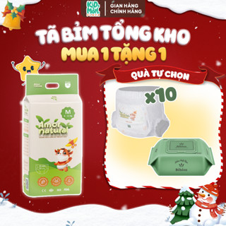   1A   COMBO TRẢI NGHIỆM  COMBO 1 bịch Tã bỉm quần dán Amor Natural thoáng khí tiết kiệm đủ size NB tới 4XL 