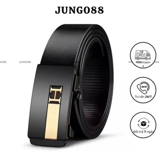 Thắt lưng nam - Dây cao cấp khóa kim loại tự động - Cam kết 1 đổi 1 bảo hành 12 tháng