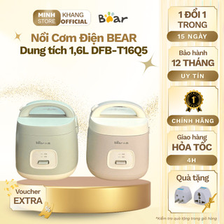  Nồi Cơm Điện Dung Tích 2l Bear DFB-T16Q5 - Nồi Cơm Đa Năng Có 8 Chế Độ Nấu - Bảo Hành 12 Tháng 