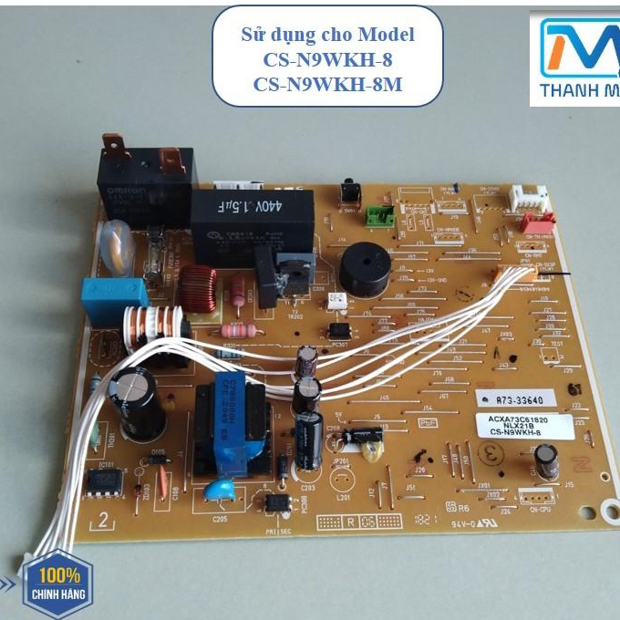 Bo mạch nguồn dàn trong Điều hòa/ Máy lạnh Panasonic MODEL CS-N9WKH-8 CS-N9WKH-8M