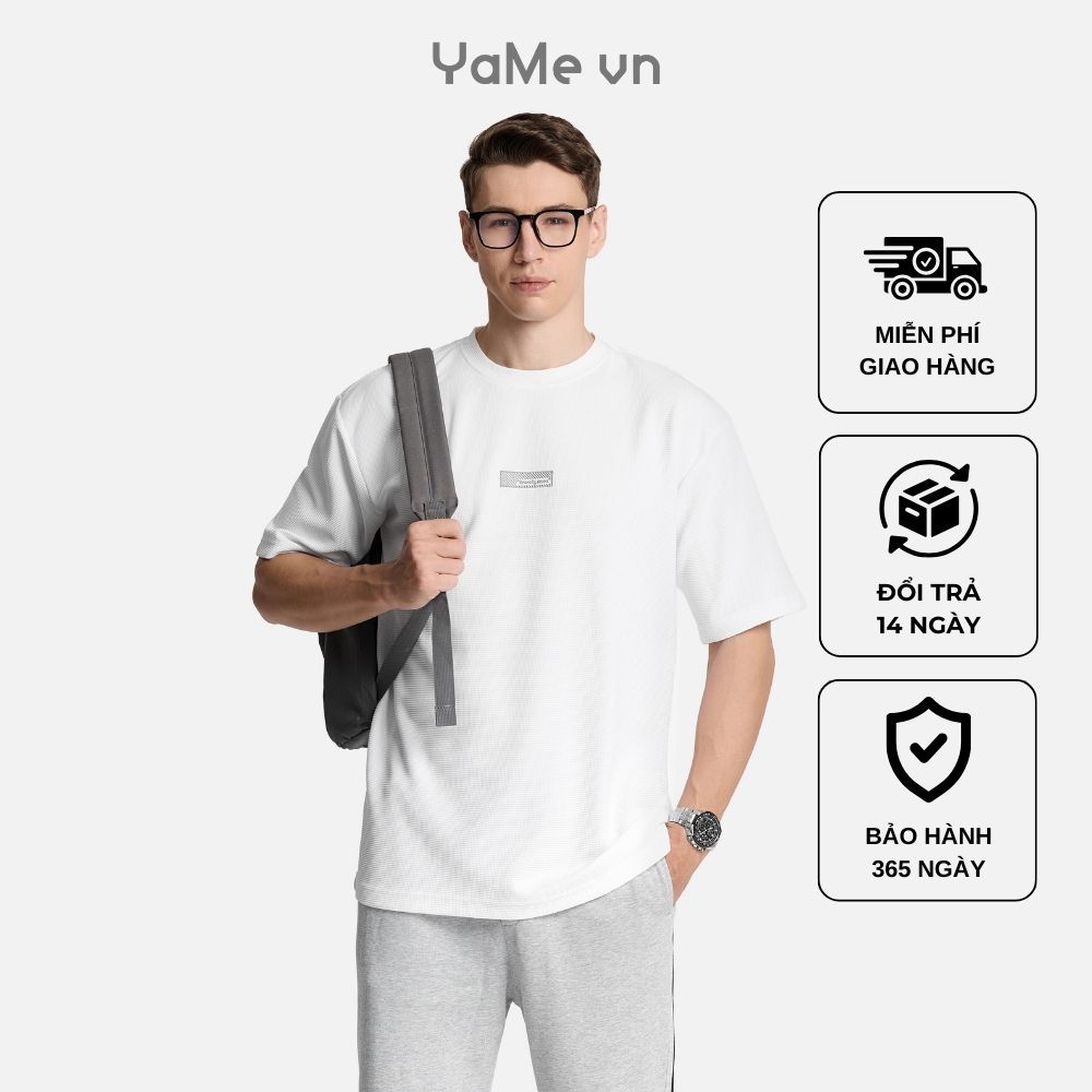 Áo Thun Nam Cổ Tròn Tay Ngắn EasyCare™ Seventy Seven 010 23213 |YaMe|