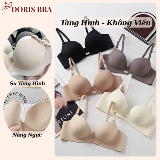  Áo lót nữ DORIS su đúc AL55 cao cấp áo không gọng đệm 3cm nâng ngực chống xệ không lộ viền loại 1 