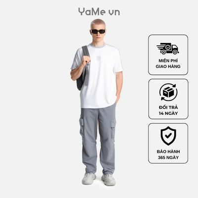 Quần Ống Rộng Co Giãn FlexFit™ Xếp Ly Đầu Gối Thoải Mái The No Style 098 Dáng Vừa F3 23645 |YaMe|