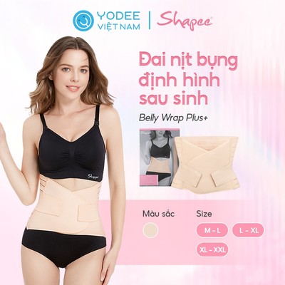 Shapee Đai nịt bụng định hình sau sinh đàn hồi cao, hỗ trợ làm thon gọn vòng bụng và vòng eo, giúp mẹ lấy lại vóc dáng