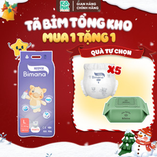   1BM   COMBO TRẢI NGHIỆM  COMBO 1 bịch Tã bỉm quần dán Bimana Hàn Quốc thấm tốt mỏng thoáng đủ size 
