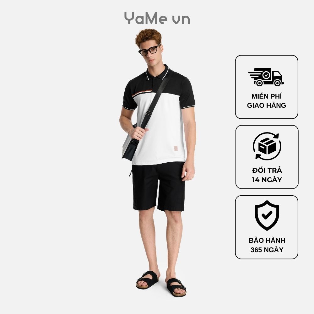 Áo Thun Cổ Polo Nam Tay Ngắn ColorLock™ Seventy Seven 019 23245 |YaMe|